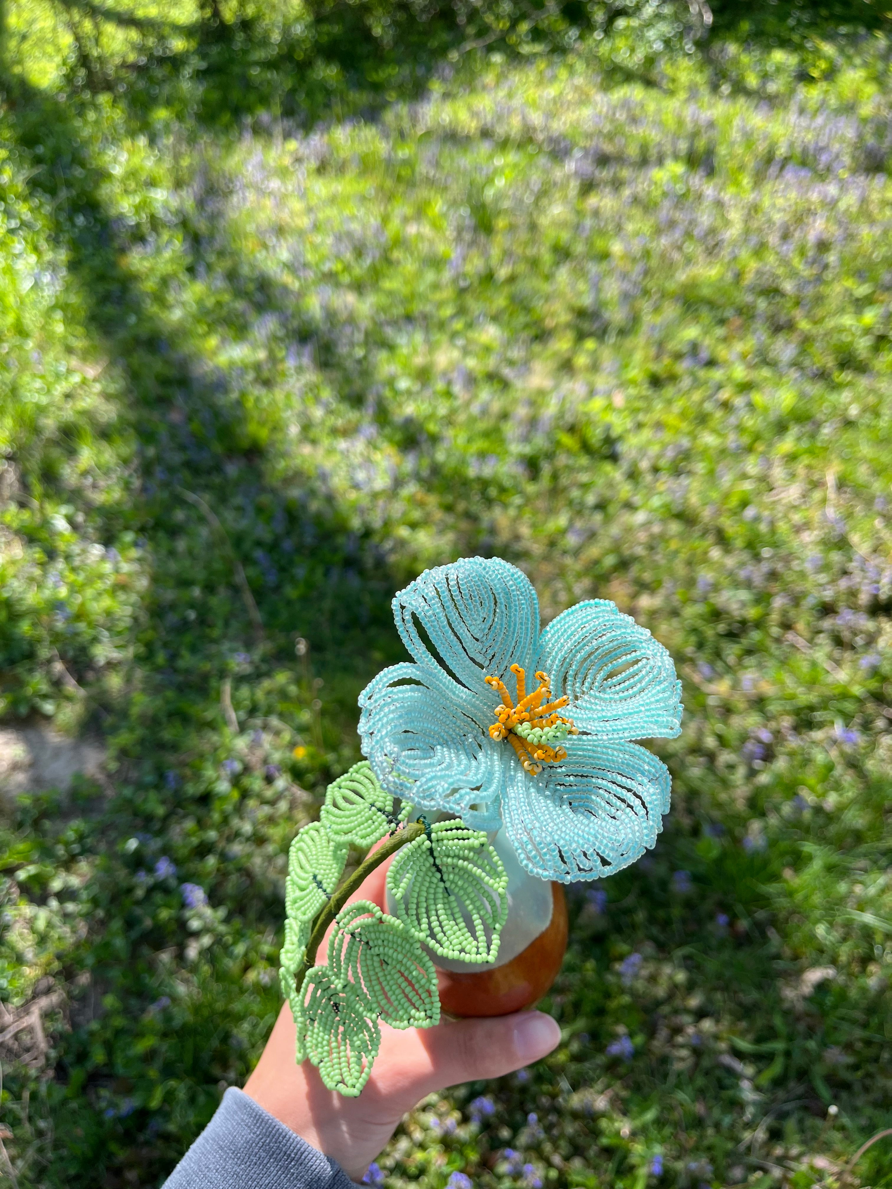 French beaded Himalayan poppy